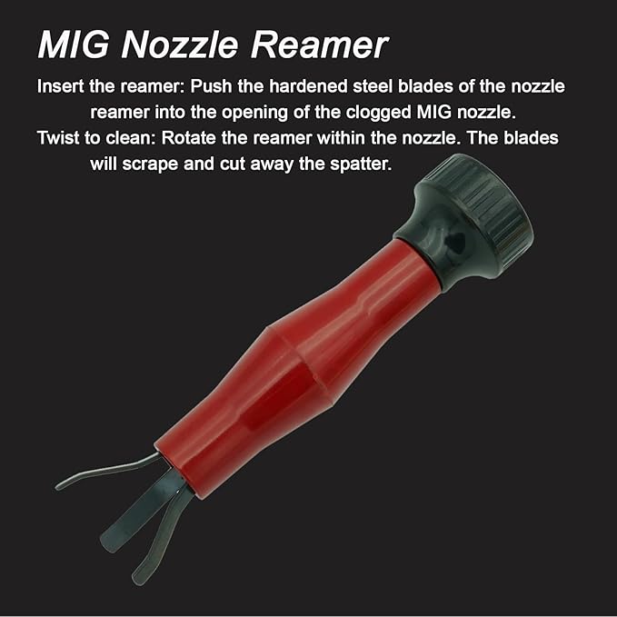 VASTOOLS MIG Welding Tools,8sets,Chipping Hammer,Leather Welding Gloves 13.5",Soapstone Holder,50LB Welding Magnet,Welpers Pliers 8",MIG Nozzle Reamer,Wire Brush