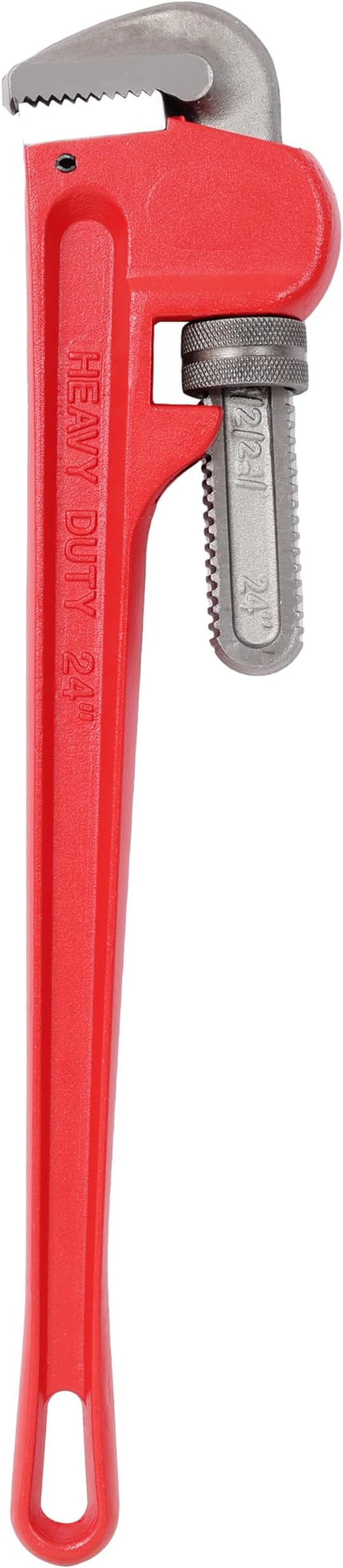 24-inch Pipe Wrench,Heavy-Duty Adjustable Straight Pipe Wrench,Reliable & Durable Cast Steel for Long-Lasting Pipe Maintenance