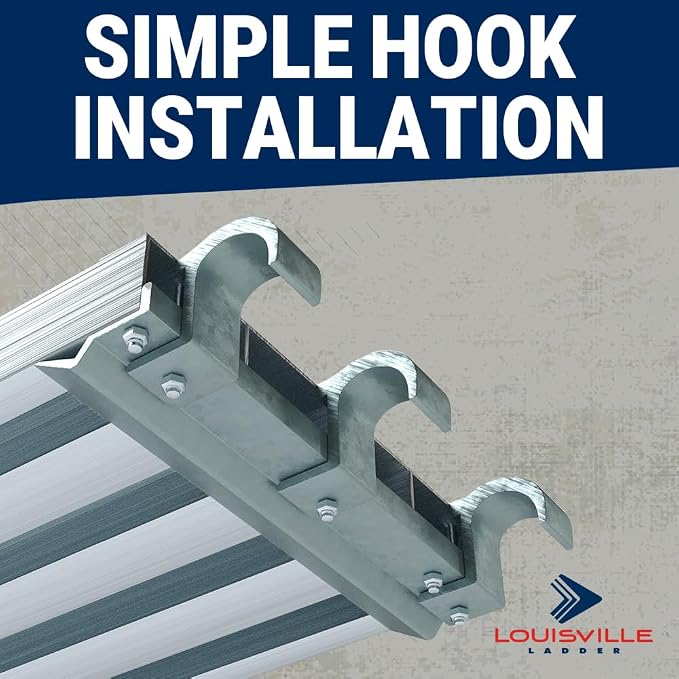 Louisville Ladder 7 ft. x 19 in. Aluminium Scaffolding Platform, 75 psf-Load Capacity, PD9207