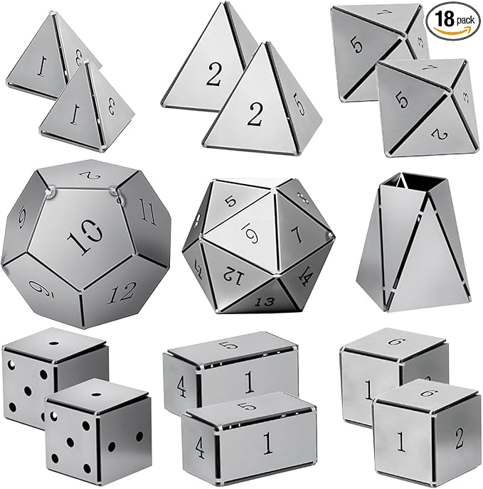 18 PCS Welding Coupons, Made of 17 Gauge Premium Mild Steel, Welding Dice for Beginner, Premium Welding Practice Kit, Welding Plate Kit for MIG, TIG Stick, Arc, Gas and Brazing