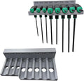 Magnetic T-Handle Hex Key Organizer Rack – Tool Holder for Harbor Freight ICON Style T Handle Wrenches – sae/metric/torx Storage Options (torx)