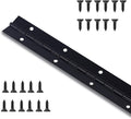 Heavy Duty Piano Hinge 48 Inch Long x 1.2 Inch Open Width Stainless Steel Black Continuous Hinge for Cabinet, Door, DIY Wood Boxes, 0.047" Leaf Thickness