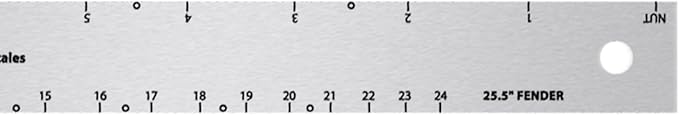 StewMac Fret Scale Rule, For Fender/PRS/Classical Guitars
