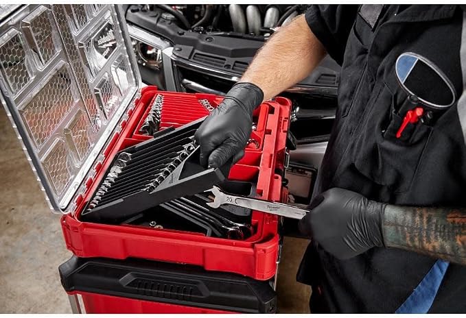 Milwaukee ML48-22-9485 Metric & SAE Combination Wrench Set with PACKOUT Organizer - 30 Piece