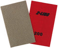 Z-LION Diamond Sandpaper Abrasive Paper Sheets Grit 200 for Sanding Stone Glass Ceramic 2-Pcs
