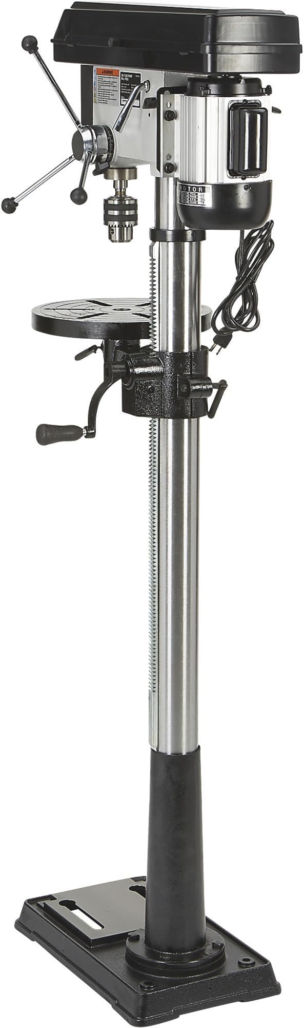 Klutch Floor Drill Press - 16-Speed, 13in. 3/4 HP, 120V