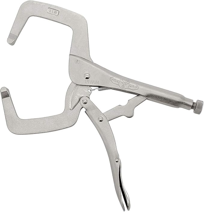 Irwin 3-3/8 in. x 2-5/8 in. D Steel Locking C-Clamp 1000 lb. capacity Silver 1 pc.