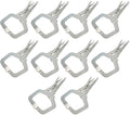 10Pcs 11 Inch Locking C Clamps with Swivel Pads Locking Alloy Steel C Clamps Set Heavy Duty C-Type Locking Plier Table and Tool Vise Grip.