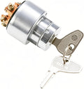 6602155140 Ignition Switch Replacement for Kubota GardenTractor | 4 Position 6 Terminal 2 Keys , High Quality Replacement for Kubota Garden Tractor G3200 G4200 G4200H G5200H G6200H