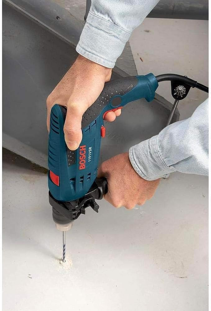 Bosch 1191VSRK-RT 120V 1/2-Inch Single Speed Hammer Drill (Renewed)