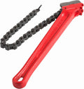 Mophorn Heavy Duty Oil Filter Chain Wrench, 36 inch, Double-Jaw & Anti-Skip Teeth, Ergonomic Handle, Rustproof Chain 30 inch