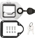 Truck Box Latch Replacement kit, Paddle Latch Tool Box Locks with Keys,Truck Box, Trailer Door, RV, Camper, Storage Box, 4.4" L x 3.3" W