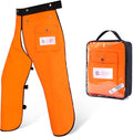 Chainsaw Chaps Apron 8-Layer Wrap for Men/Women Loggers Forest Workers Protective Chain Saw Pants Adjustable