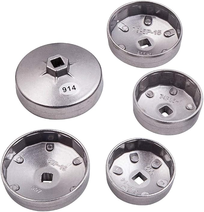 maXpeedingrods 23pcs Oil Filter Removal Cap Cup Wrench Socket Tool Kit for BMW for VW Universal