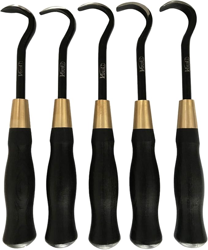 VOUIU 5-Piece Bonsai Scraper Bonsai Tool Set