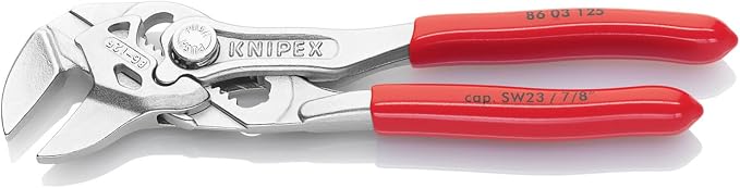 KNIPEX Pliers Wrench (86 03 125) and Water Pump Pliers (8701125) Tool Set