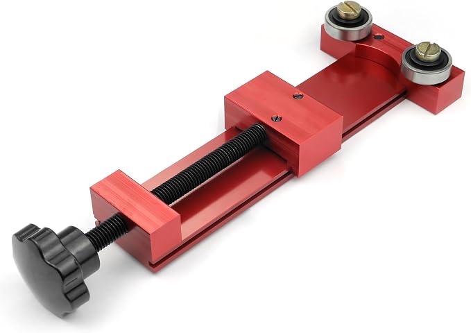 66490 Oil Filter Cutter, Adjustable Cut Range 1-3/4'' to 5-3/4'' Oil Filter Cutting Tool Aluminum, Red