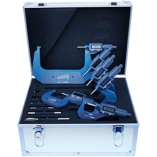 iGaging Digital Micrometer w Data Output 0-6"/0.00005"/0.001mm