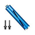 SALI Diamond Core Drill Bits 2 1/4" Diameter 10"/254mm Drilling Depth 5/8-11" Thread Core Bit Turbo Laser-Welded Segments for Cured Concrete with, Brick, Block, Masonry, with Two Adapters