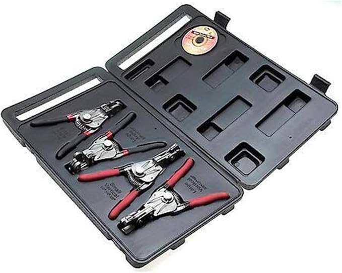 Direct Source Int. QRP4S-P 4-Piece Quick Release Pliers Set with Case