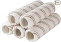 Mister Rui 9 Inch Paint Roller Covers, 5 Pack Most Popular for Home Renovation, 3/8 Inch High-Density Microfiber, Washable