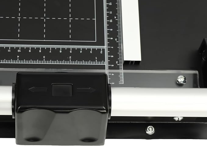 36 Inch Manual Rotary Paper Cutter, Rolling Cutter Precision Rotary Paper Trimmer Cutting Thickness 0.04 Inch for Photo Paper and Office Paper 47.44 x 14.17 x 4.13 Inch