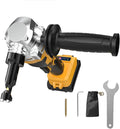 Cordless Metal Nibbler Compatible with DeWalt 20V Battery(No Battery) Brushless Metal Cutter 3-Speed with Assist Handle & 2 Blades for Stainless Steel Aluminum