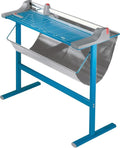 Dahle 448s Premium Rotary Trimmer w/Stand, 51" Cut Length, 20 Sheet Capacity, Self-Sharpening, Automatic Clamp, German Engineered Paper Cutter