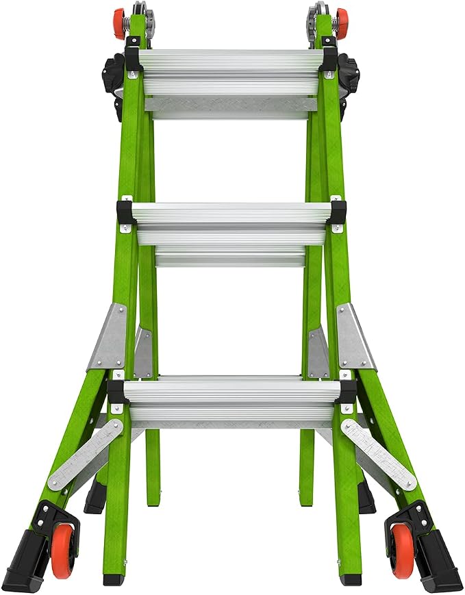 Little Giant Ladders Dark Horse 2.0 FG 13', Hi-viz Green