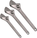 WEDO 3PCS Adjustable Wrench Set 8",10",12",Stainless Steel | Wide Jaw Spanner,Professional Spanner,Precision Jaws,Corrosion Resistant,For Automotive,Home and Plumbing Repairs