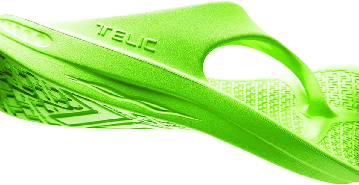 Telic Unisex Adult Energy Flip Flop Arch Support Cushioned Sandals