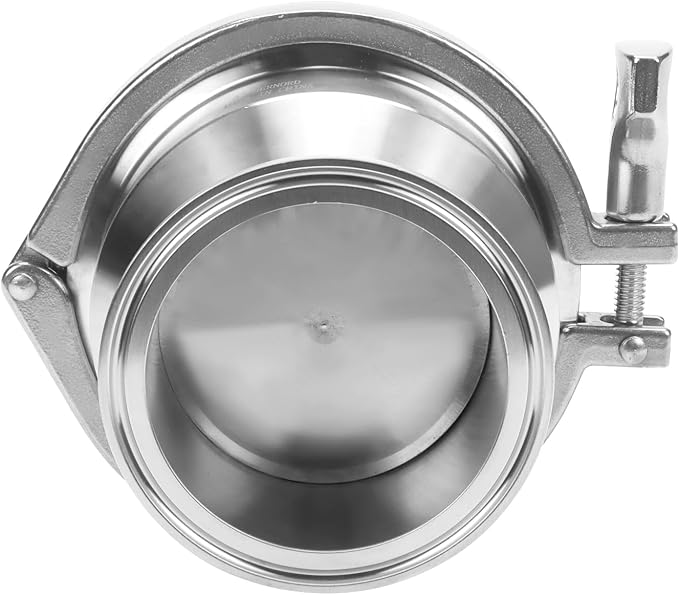 DERNORD Sanitary Check Valve - One Way Flow - 3" Tri Clamp Style, Stainless Steel 304, FKM Gasket