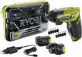 Ryobi ERGO-A2 Screwdriver 4V 5Nm 10 Bits 25mm 2 Heads 200 rpm 1x 1.5Ah