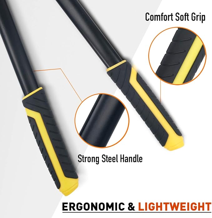 JARDINEER Loppers for Tree Trimming Heavy Duty, 30" Anvil Branch Cutter for Gardening, Manual Tree Trimmer with 2 Inch Cutting Capacity