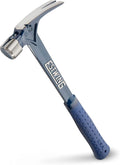 ESTWING Ultra Series Hammer - 15 oz USA Made Rip Claw Framing Hammer with Milled Face & Shock Reduction Grip - E6-15SM