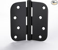 18 Pack goldenwarm 4 inch Oil Rubbed Bronze Door Hinges, Heavy Duty Interior and Exterior Door Hinges 4in x 4in with 5/8" Radius Corners