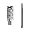 SALI Annular Cutter Diameter 1-1/4 Inch with Weldon Shank 3/4" (with 2 Flats) Cutting Depth 2" Mag Drill Bit for Magnetic Drill Press HSS Fully Ground Drill with One 1/4"*4" Pilot Pin