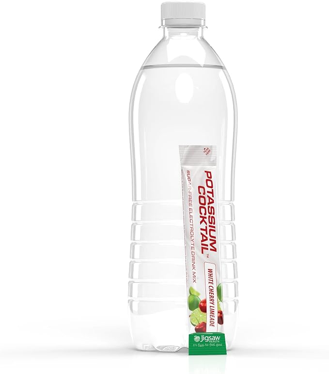 Jigsaw Health Potassium Cocktail | Formerly Pickleball Cocktail | Cherry Limeade Flavor | 60 Servings (Packets)