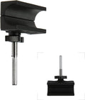 Matthews MQ Mount – Anti-Crush Clamp for T-12 LED & Fluorescent Tubes with Knurled 3/8" Pin and 1/4"-20 Tapped Extension – Lightweight, Grip Head Compatible