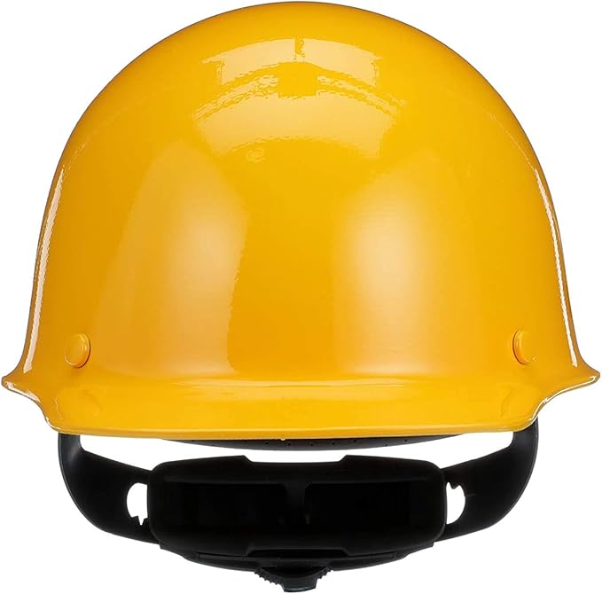 MSA Skullgard Cap Style Safety Hard Hat with Suspension - Non-Slotted Cap, Made of Phenolic Resin, Radiant Heat Loads up to 350F | Fas-Trac III Ratchet Suspension