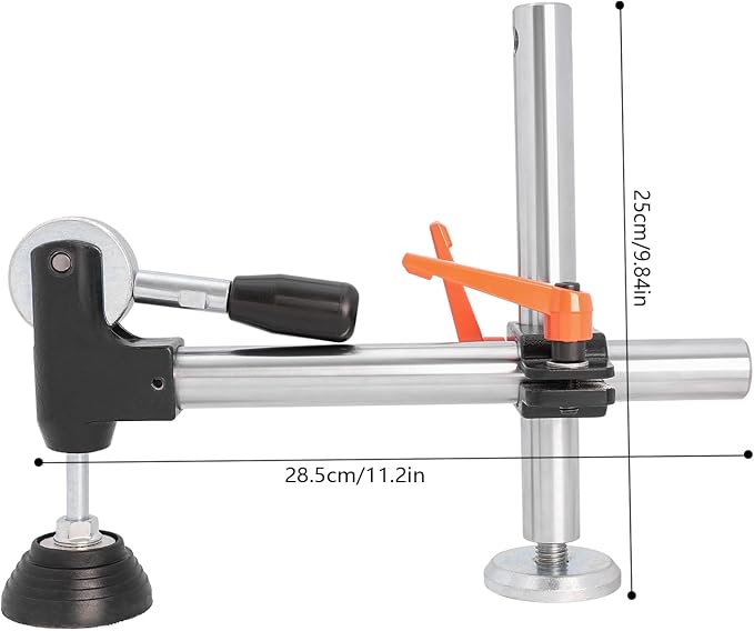 YIYIBYUS Table Saw Presser, Woodworking Manual Clamp Precision Sliding Table Panel Saw Eccentric Press Manual Clamp Metalworking Tool for Woodworking