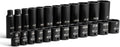 Capri Tools 3/8 in. Drive SAE Shallow and Deep Impact Socket Set (24-Piece)