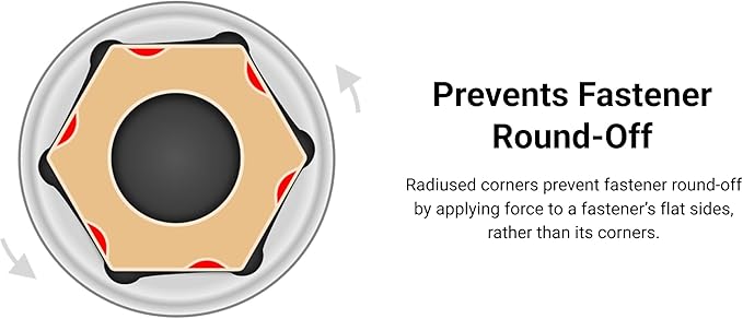 TEKTON 1/2 Inch Drive 6-Point Socket Set, 52-Piece | SHD92213 | (3/8 - 1 in., 10 - 24 mm), Shallow and Deep, Socket Rail
