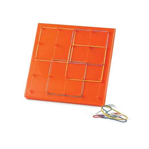 hand2mind Geoboards Classroom Kit, Geoboards with Rubber Bands, Geometry Board, Kindergarten Math Manipulatives, Rubber Band Peg Board, Hands On Math Kit, Geometric Shapes for Classroom (Set of 30)