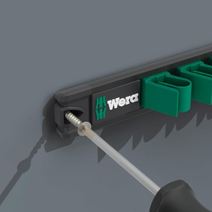 WERA - 05020235001-9642 Magnetic Rail 6003 Joker Imperial 1 Ring Spanner Set, 8 Pieces