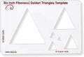 Triange Stencil Template for Drawing and Drafting: A Fibonacci-Inspired Triange Drawing Tool for Artists Allows The Simple Application of The Golden or Divine Ratio for Artistic Design