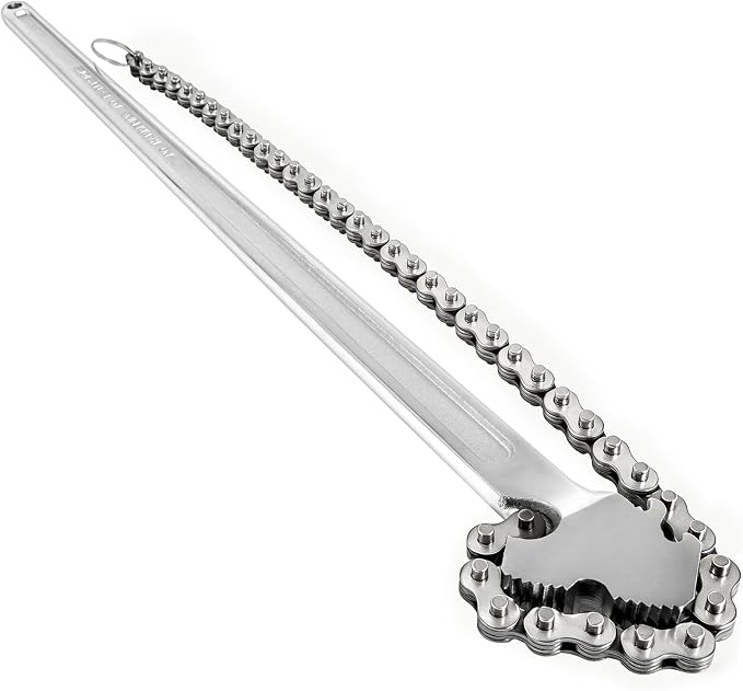 VEVOR 24 Inch Pipe Chain Wrench Heavy Duty 6.7 Inch Chain Wrench