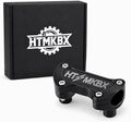 Black 1.25 inch Handlebar Riser Top Clamp Kit, 7075 Aluminum Bar Riser for 1.25” Handlebars, Fits Harley Touring Sportster Softail Dyna Models