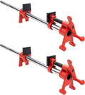 2-Pack 1/2"x40" Wood Gluing Pipe Clamps Fixture for Woodworking | 1/2" H-Style Heavy Duty Cast Iron Pipe Clamp Set with Extension Pipe for Cabinet,Furniture&Carpentry, 1100BS Load Limit