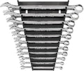 TEKTON Combination Wrench Set, 11-Piece | WCB91103 | (1/4 - 3/4 in.), Wrench Rack, Chrome Finish